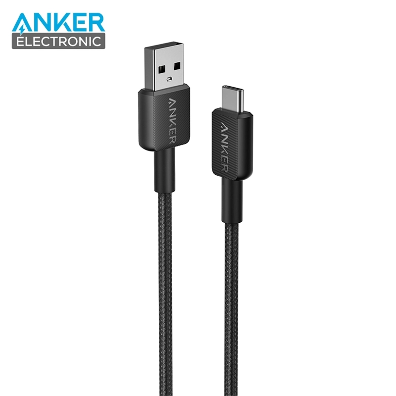 کابل USB A به USB C انکر Anker 322 USB-A to USB-C Cable Braided 0.9m A81H5