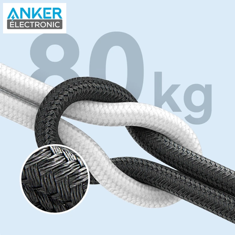 کابل USB A به USB C انکر Anker 322 USB-A to USB-C Cable Braided 0.9m A81H5 - Image 3