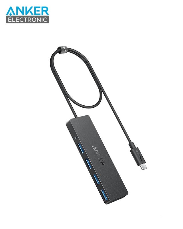هاب دیتا 4 پورت USB 3.0 انکر Anker 4-Port Ultra Slim USB 3.0 Data Hub A8309