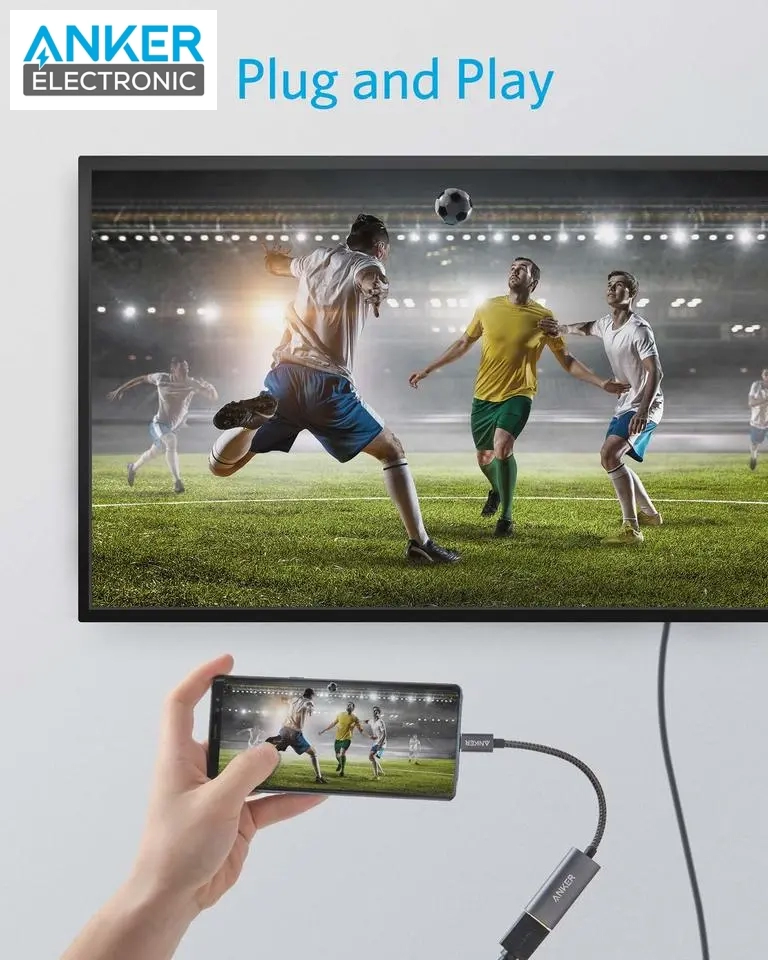 مبدل USB-C به HDMI انکر Anker 310 USB-C Adapter 4K HDMI A8312 - Image 5