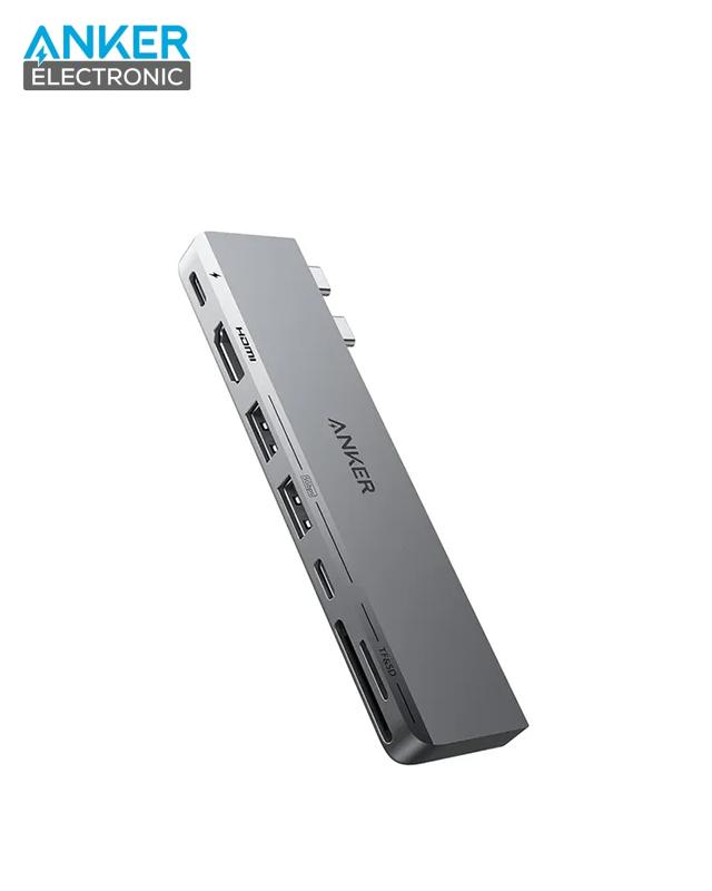 هاب دیتا 7 پورت انکر برای مک بوک Anker 547 USB-C Hub 7-in-2 A8354