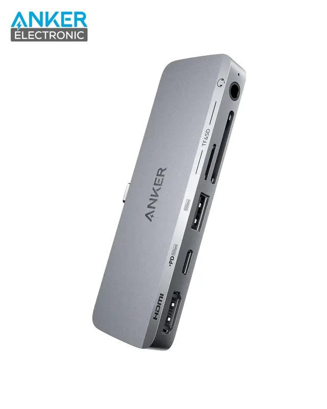 هاب دیتا 6 پورت انکر برای آیپد مدل Anker 541 USB-C Hub A8363
