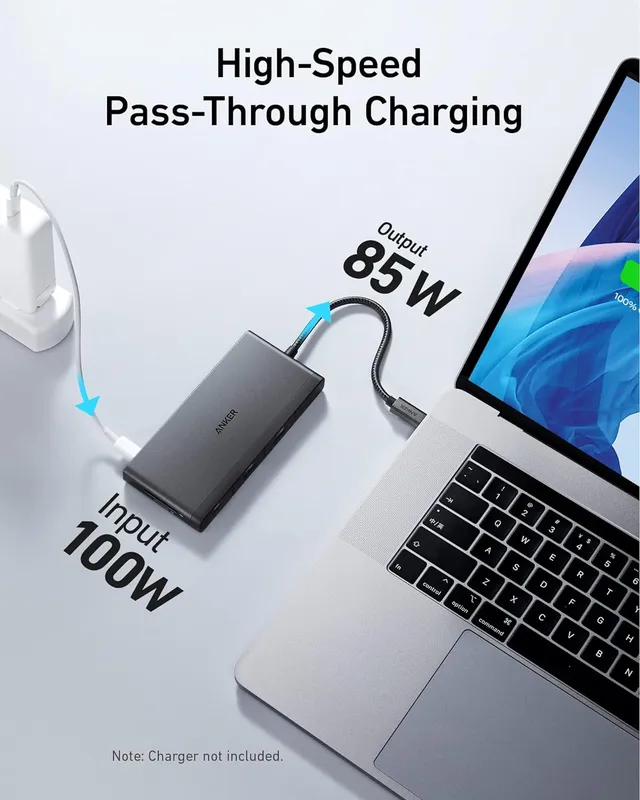 هاب دیتا 9 پورت انکر Anker 552 USB-C Hub 9-in-1 A8373 - Image 5