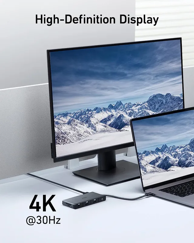 هاب دیتا 9 پورت انکر Anker 552 USB-C Hub 9-in-1 A8373 - Image 6