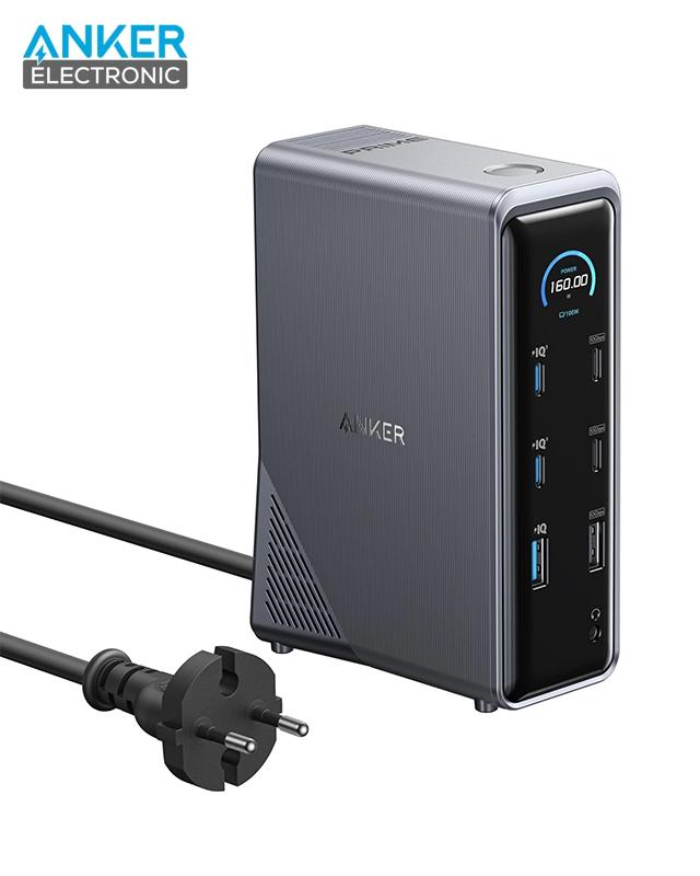 هاب دیتا 14 پورت انکر Anker Prime Charging Docking Station 14 in 1 A83B6