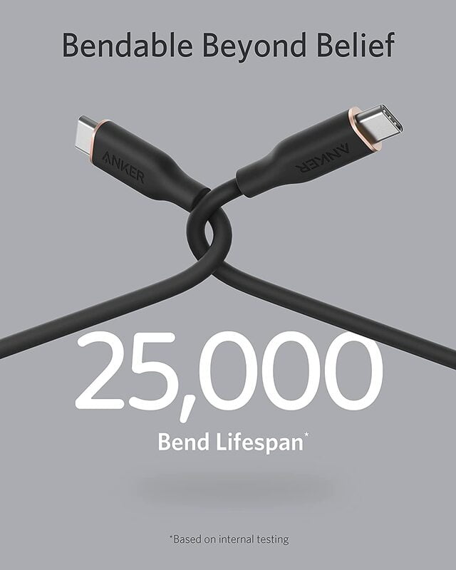 کابل شارژ USB-C به USB-C انکر Anker Powerline III Flow Type C to C 100W Cable A8552 - Image 5