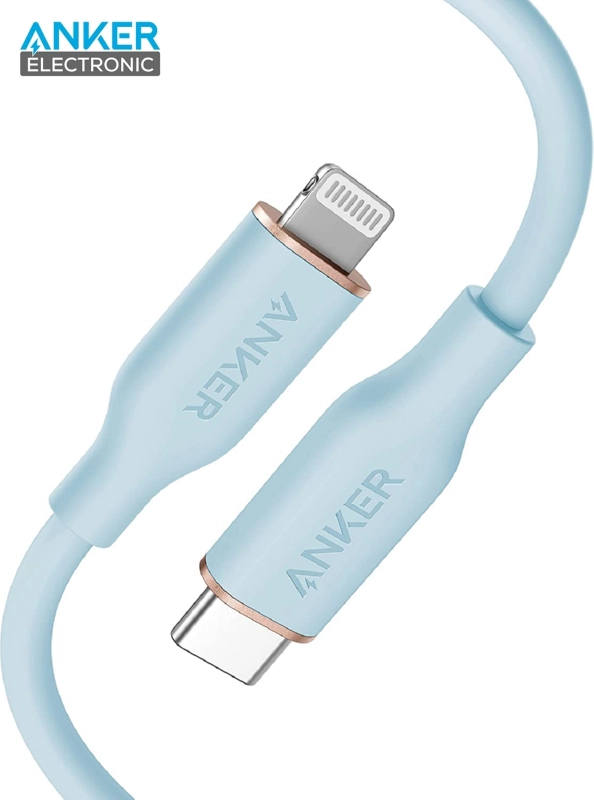 کابل USB C به لایتنینگ انکر Anker PowerLine III Flow USB-C to Ligtning 90cm A8662 - Image 9