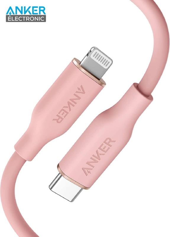 کابل USB C به لایتنینگ انکر Anker PowerLine III Flow USB-C to Ligtning 90cm A8662 - Image 8