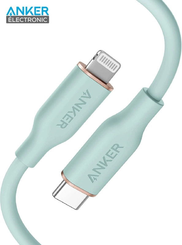 کابل USB C به لایتنینگ انکر Anker PowerLine III Flow USB-C to Ligtning 90cm A8662 - Image 7