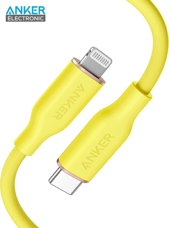 کابل USB C به لایتنینگ انکر Anker PowerLine III Flow USB-C to Ligtning 90cm A8662 - Image 13