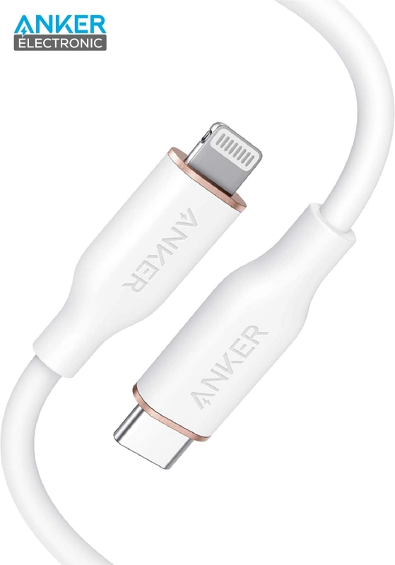 کابل USB C به لایتنینگ انکر Anker PowerLine III Flow USB-C to Ligtning 90cm A8662 - Image 12