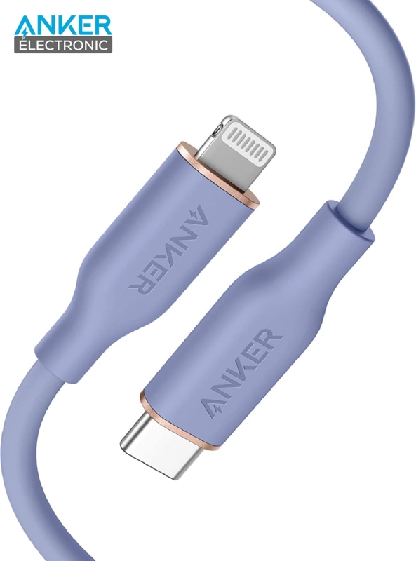 کابل USB C به لایتنینگ انکر Anker PowerLine III Flow USB-C to Ligtning 90cm A8662 - Image 11