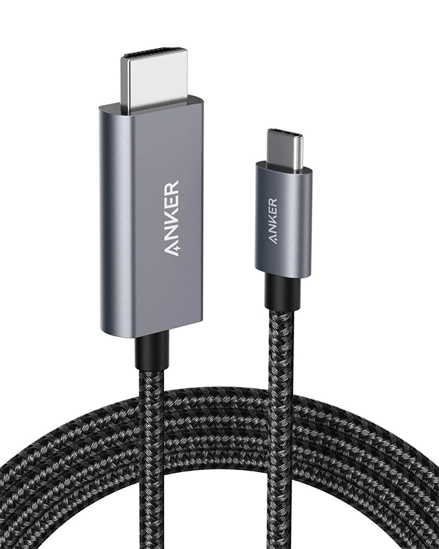 کابل 180 سانتی متر USB-C به HDMI انکر Anker USB C to HDMI Cable 6ft A87E0H12