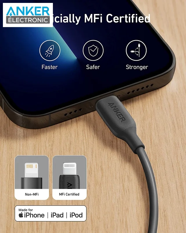 Alternative view of کابل 1.8 متری انکر Anker Powerline III Lightning Cable 1.8m A8813