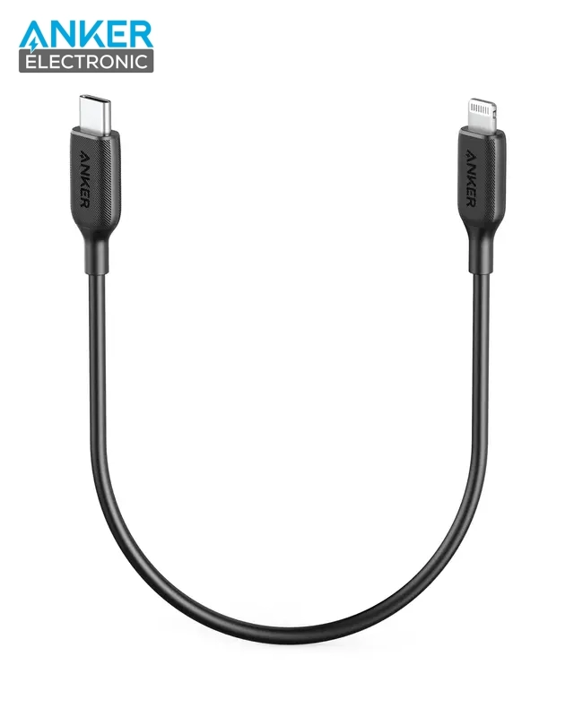 کابل 30 سانتی USB C به لایتنینگ انکر Anker USB-C to Lightning Cable A8831