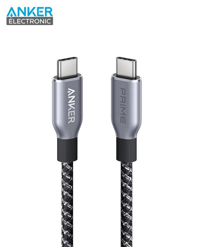 کابل شارژ 180 سانتی متر USB C به USB C انکر Anker Prime USB C to USB C Cable 240W A88E2612