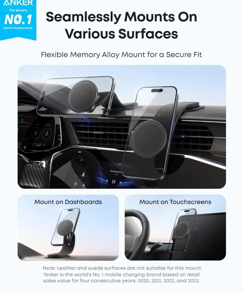 پایه نگهدارنده مگنتی انکر Anker Nano Car Mounted Magnetic A9110 - Image 5