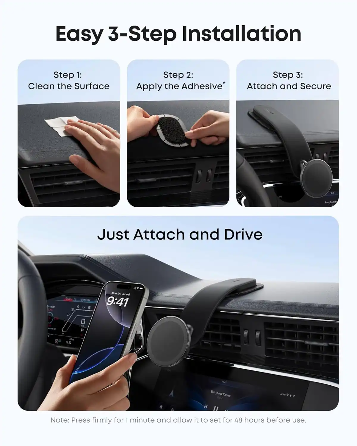 پایه نگهدارنده مگنتی انکر Anker Nano Car Mounted Magnetic A9110 - Image 6