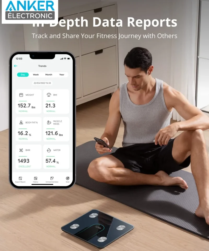 ترازو هوشمند انکر Anker Eufy Smart Scale P2 T9148 - Image 3