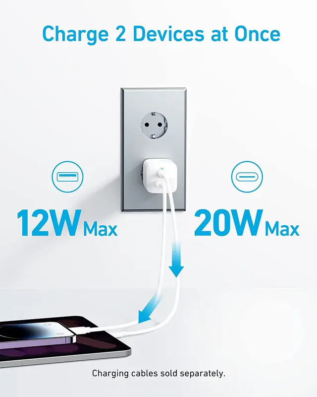 شارژر دیواری 33 وات انکر Anker 323 Charger 33W A2331 EU دوپین ایران - Image 3