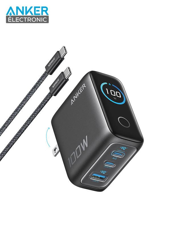 شارژر دیواری 100 وات انکر Anker Zolo Wall Charger 100W B121B
