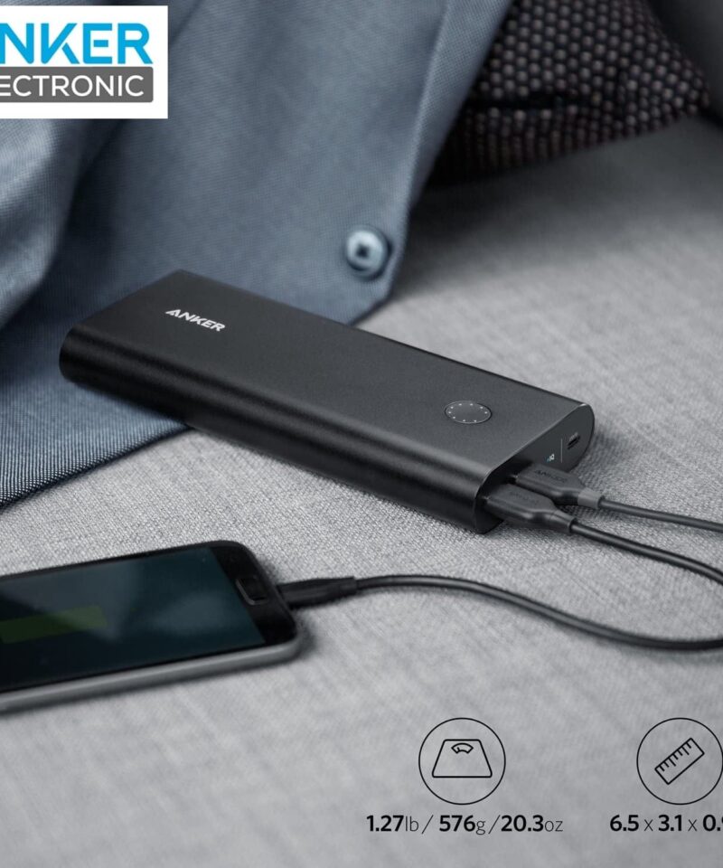 پاوربانک 26800 میلی آمپر انکر Anker Powercore+ 26800mAh B1376K11 + مبدل پریز (هدیه) - Image 10