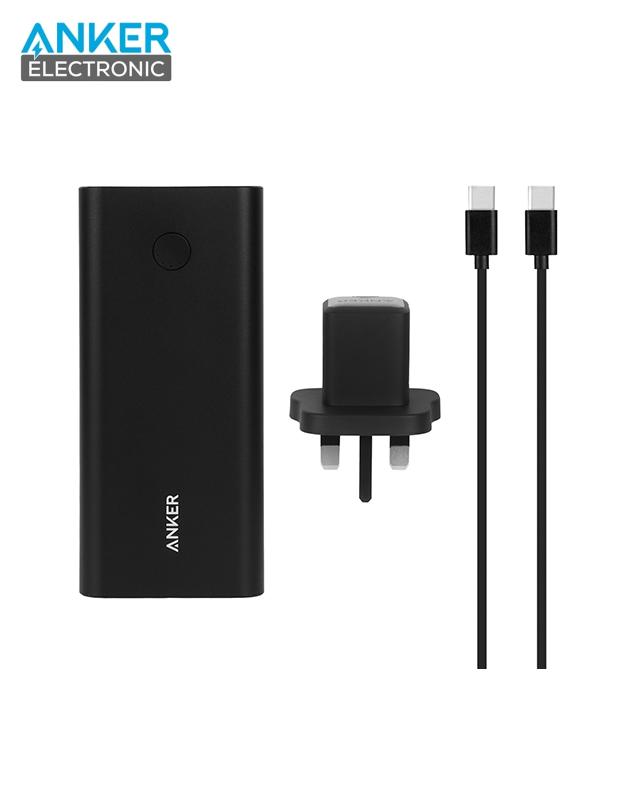 پاوربانک 26800 میلی آمپر انکر Anker Powercore+ 26800mAh B1376K11 + مبدل پریز (هدیه)