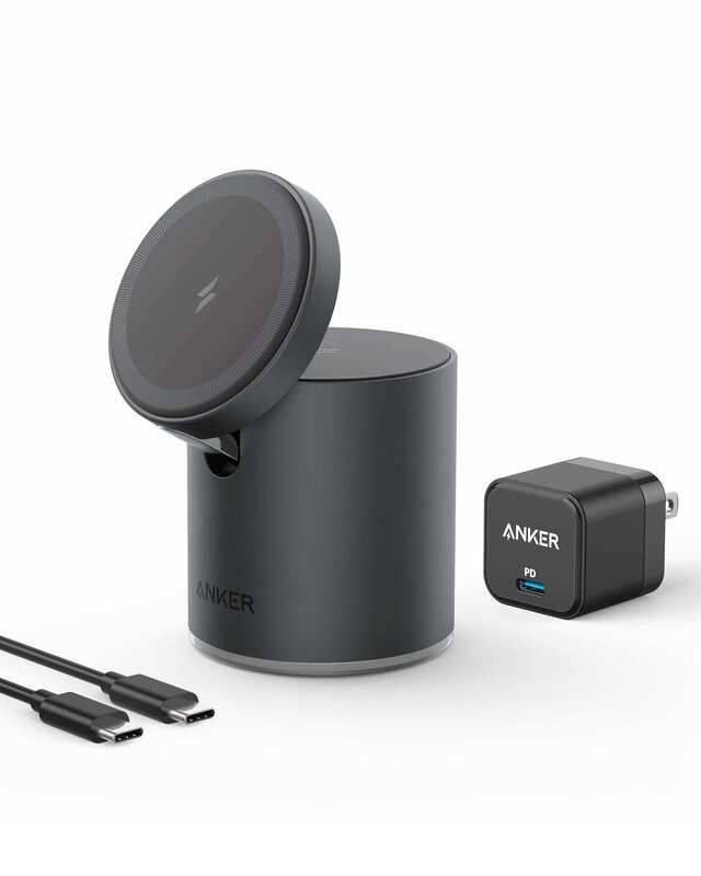 شارژر ولیرلس 2 در 1 انکر Anker 623 Magnetic Wireless Charger (MagGo) B2568