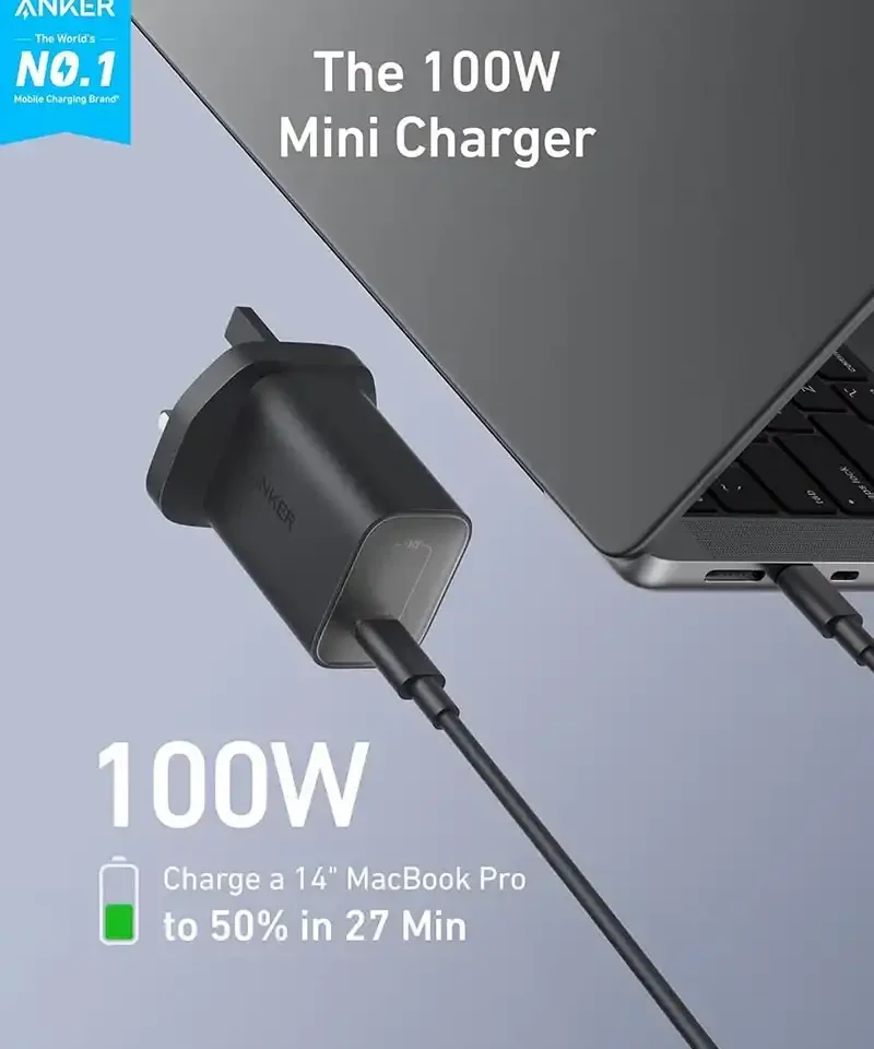 Alternative view of شارژر دیواری انکر Anker Nano Charger 100W B2679 پلاگ سه پین