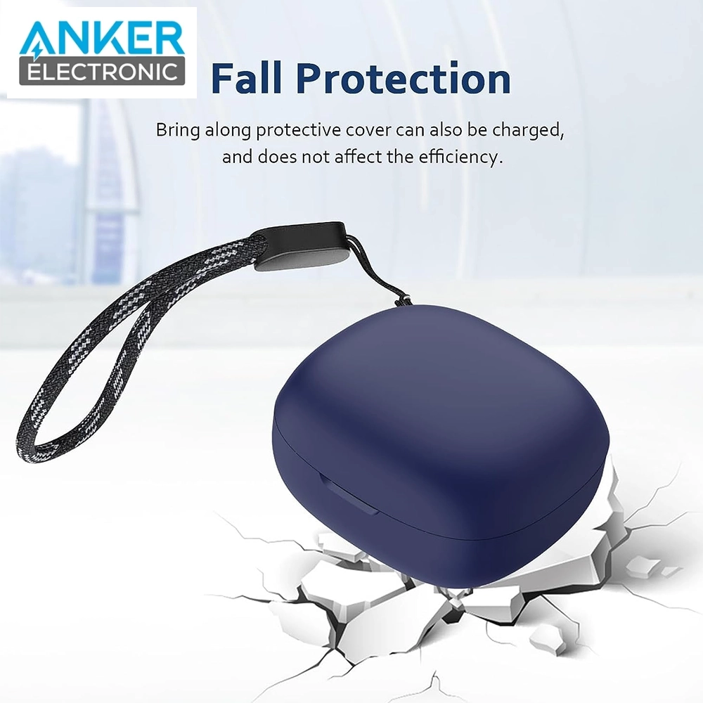 محافظ سیلیکونی هدفون انکر Anker P25i Headphone Silicone Case A3949 + بند پارچه ای - Image 11