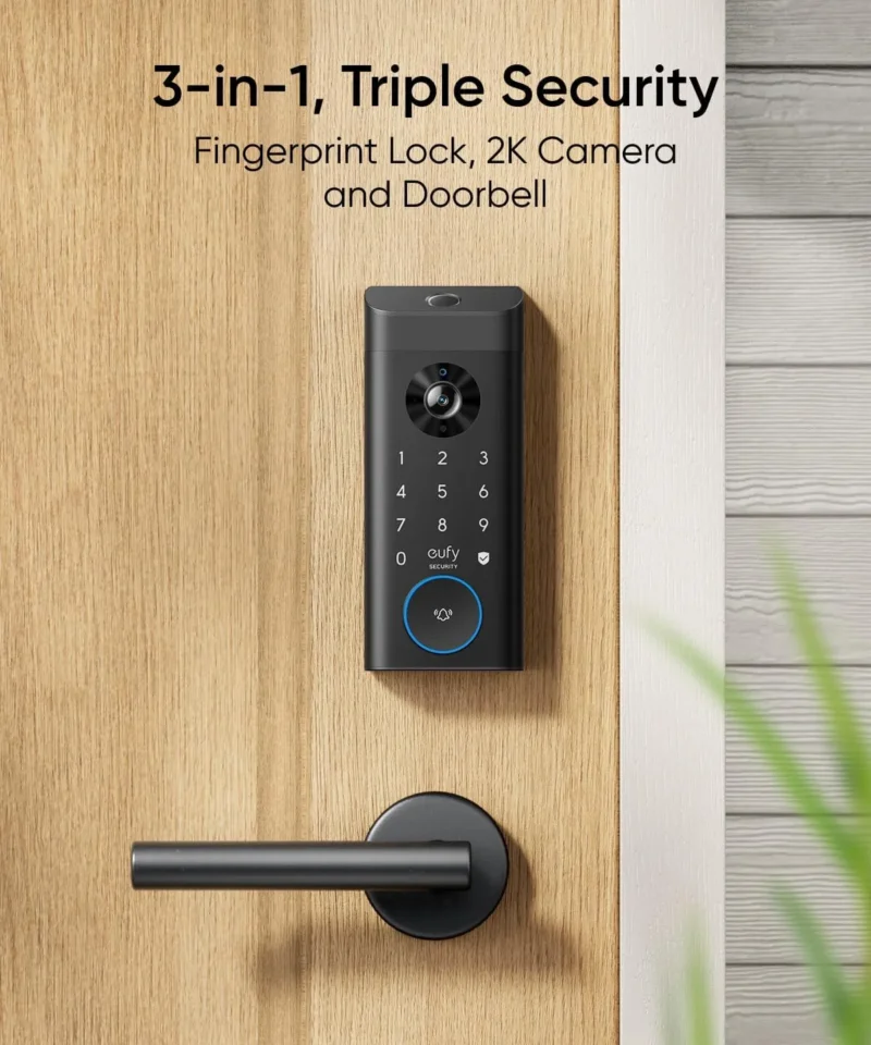 قفل درب هوشمند انکر Anker Eufy Security Video Smart Lock E330 T85311 - Image 5
