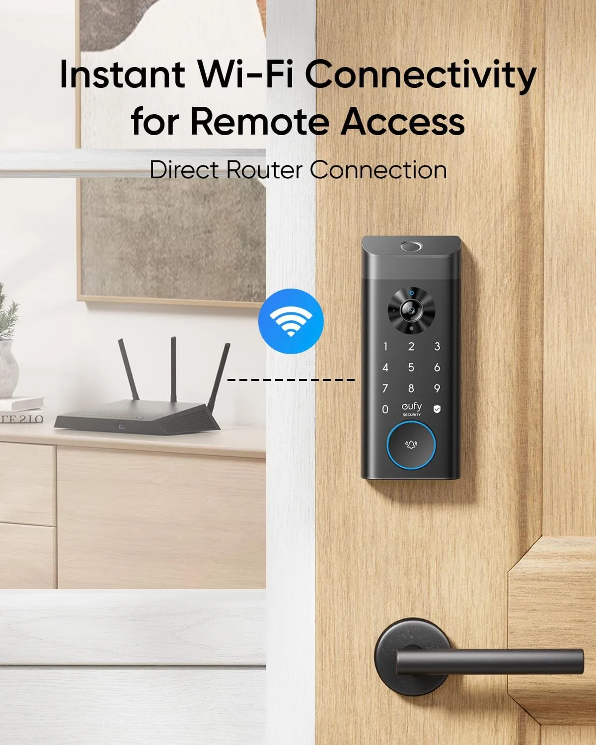 قفل درب هوشمند انکر Anker Eufy Security Video Smart Lock E330 T85311 - Image 6