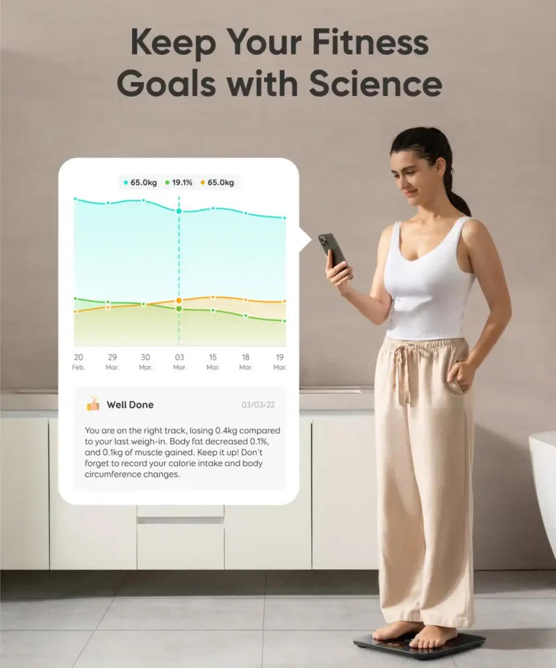 ترازو هوشمند انکر Anker Eufy Smart Scale P3 T9150 - Image 5