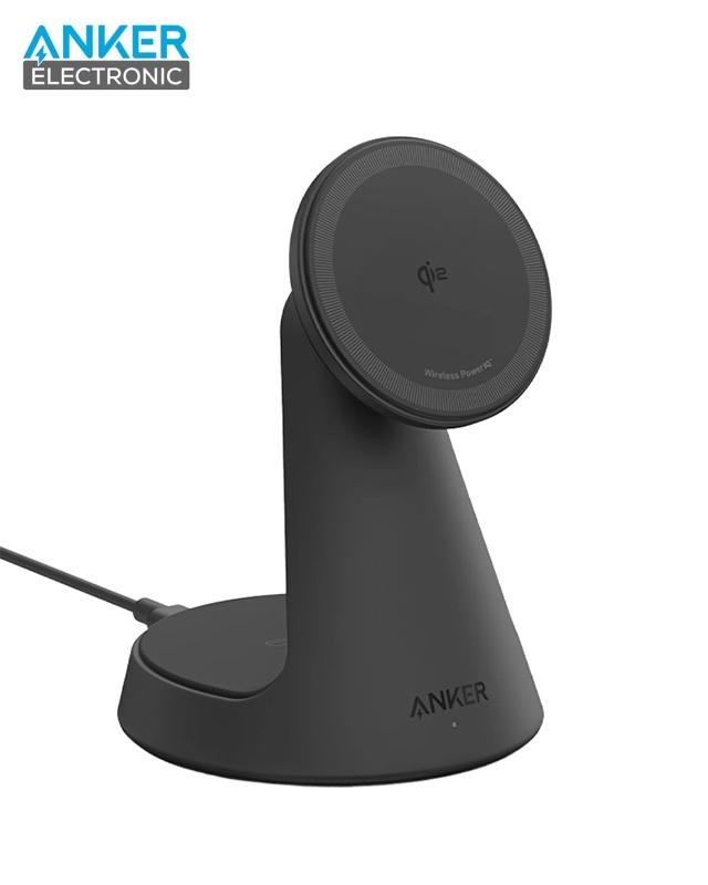 شارژر وایرلس 15 وات انکر Anker MagGo 2-in-1 Wireless Charger A25M7