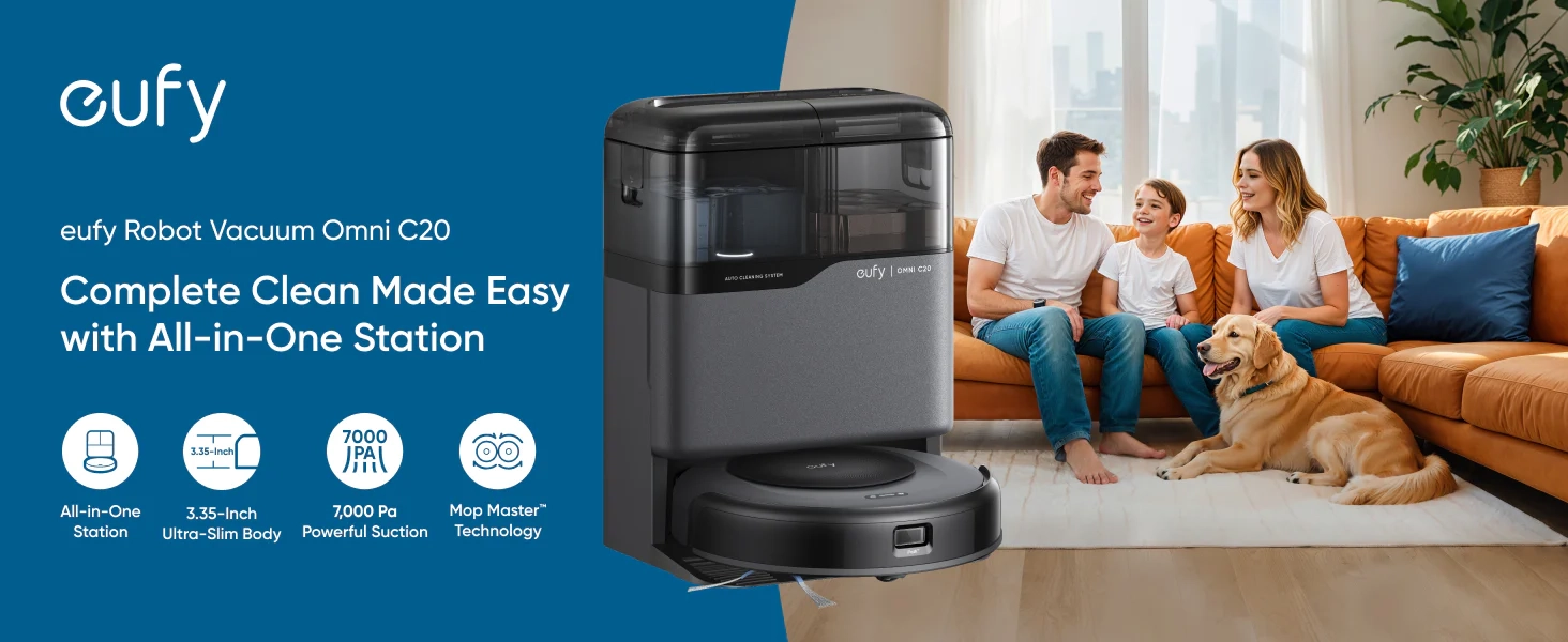 جارو رباتیک انکر مدل Anker Eufy Omni C20 Robot Vacuums T2280