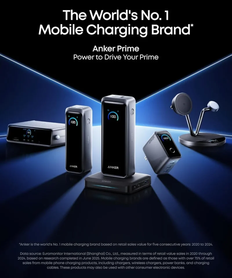 پاوربانک انکر Anker Prime Power Bank 26250mAh A110A - Image 7