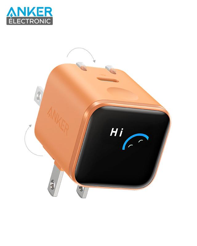 شارژر 45 وات انکر Anker Nano Charger 45W A121D پلاگ دوپین تاشو - Image 7