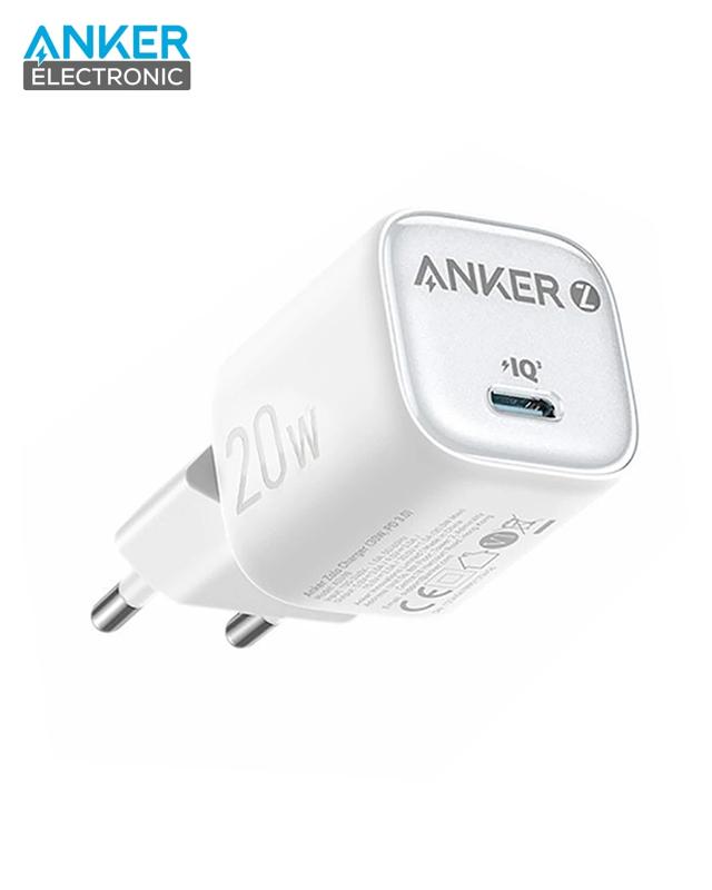 شارژر دیواری 20 وات انکر Anker Zolo 20W GaN Charger A2699 EU پلاگ دوپین ایران - Image 2