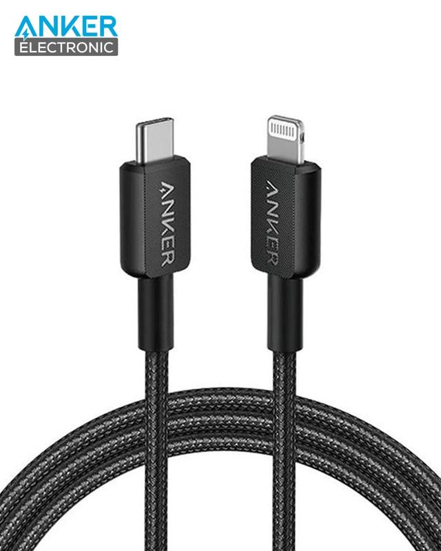 کابل USB C به لایتنینگ 90 سانتی متر انکر Anker 322 USB C to Lightning Cable A81B5