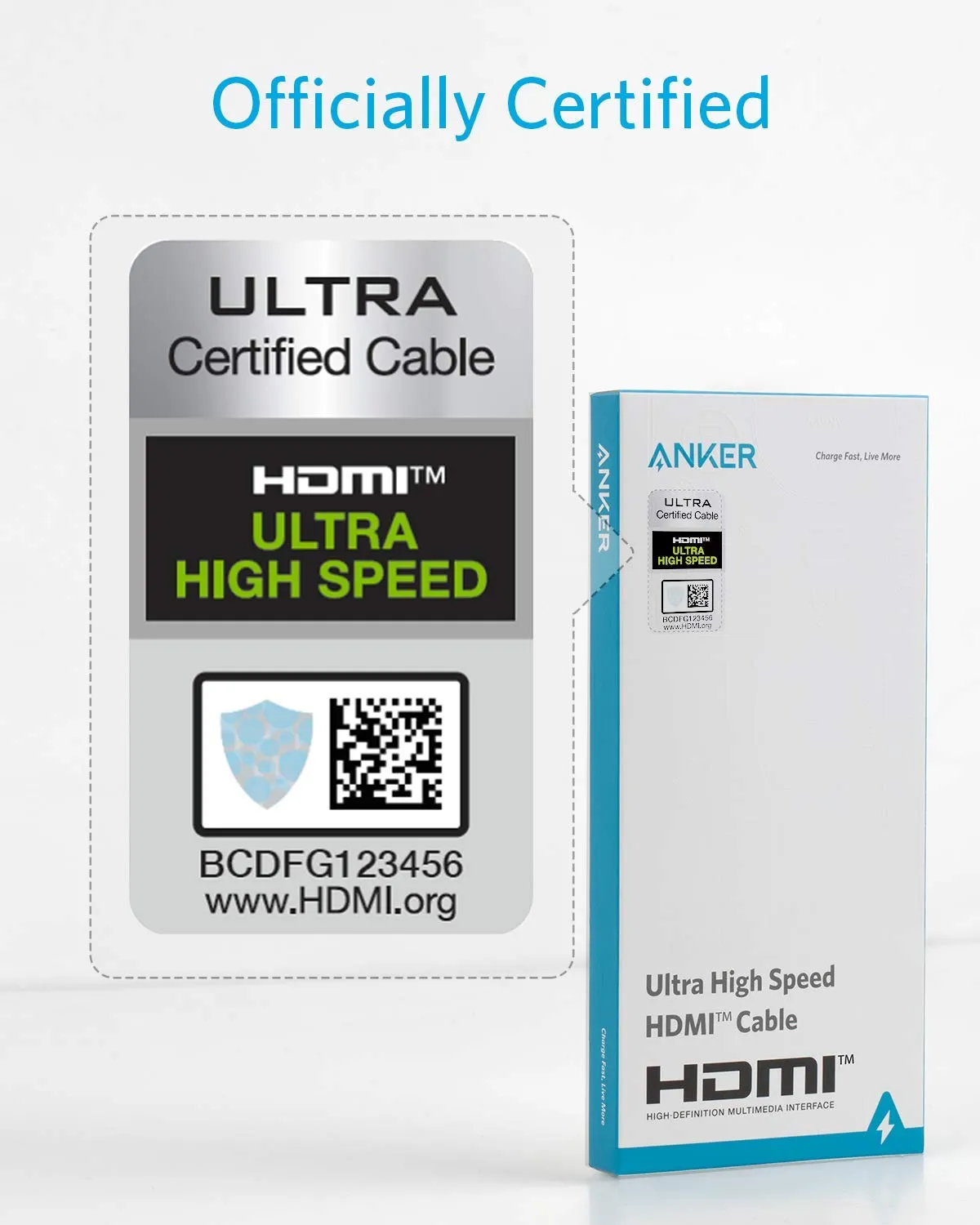 کابل 2 متر HDMI انکر Anker HDMI 2.1 Cable 8K 2m A8743 - Image 3