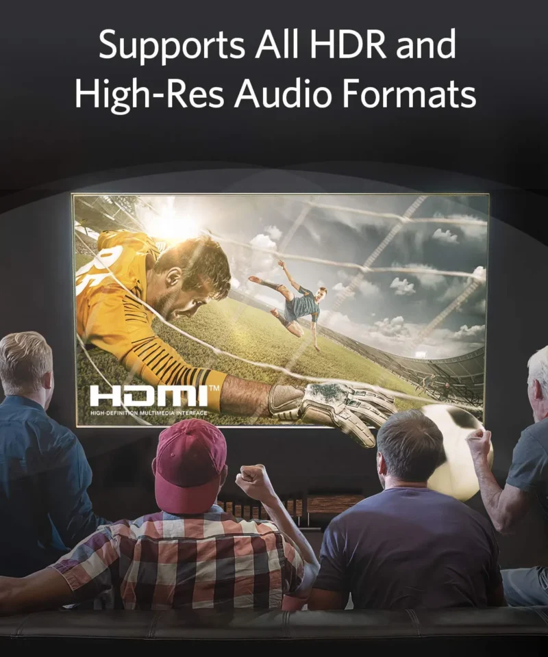 کابل 2 متر HDMI انکر Anker HDMI 2.1 Cable 8K 2m A8743 - Image 5