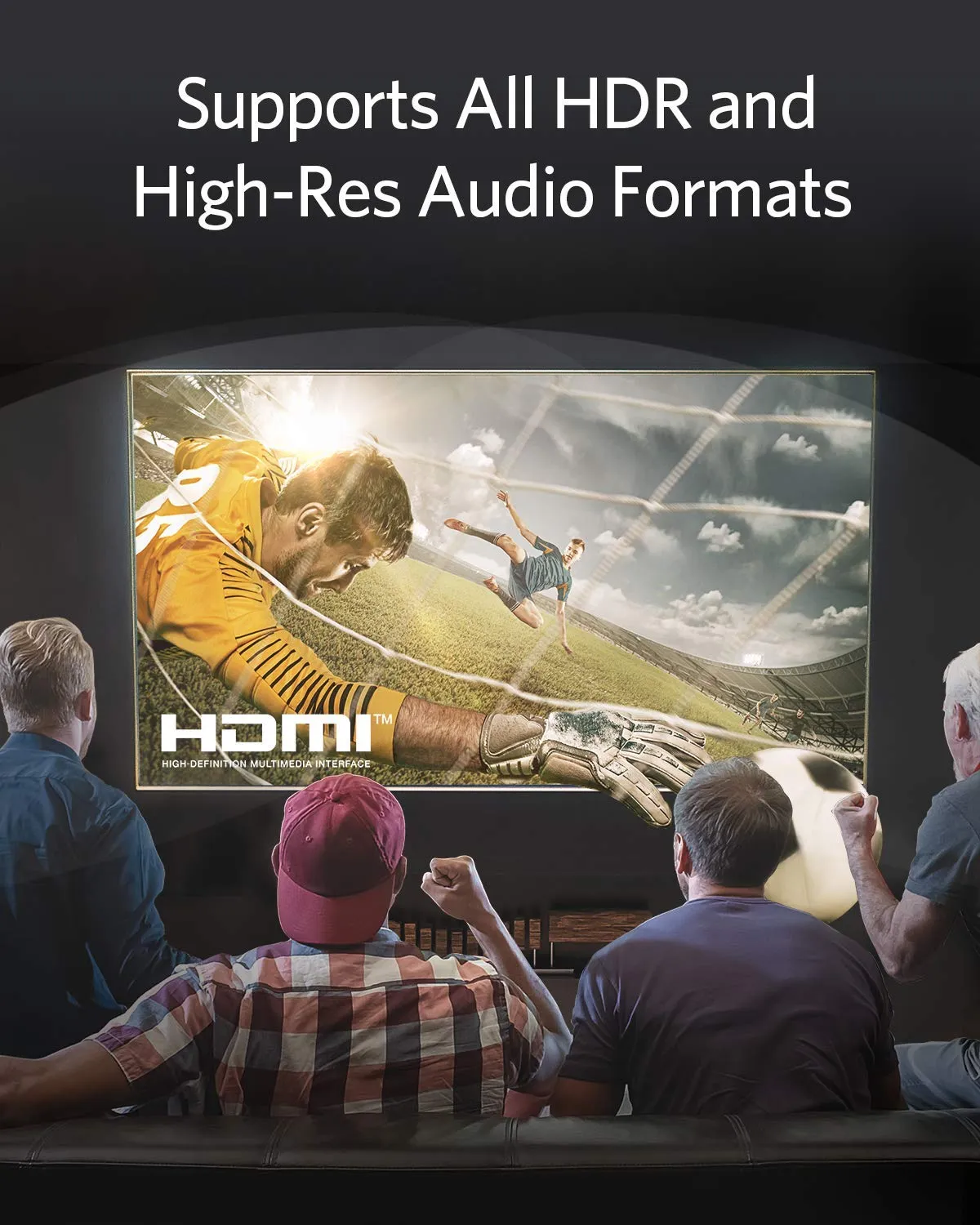 کابل 2 متر HDMI انکر Anker HDMI 2.1 Cable 8K 2m A8743 - Image 5
