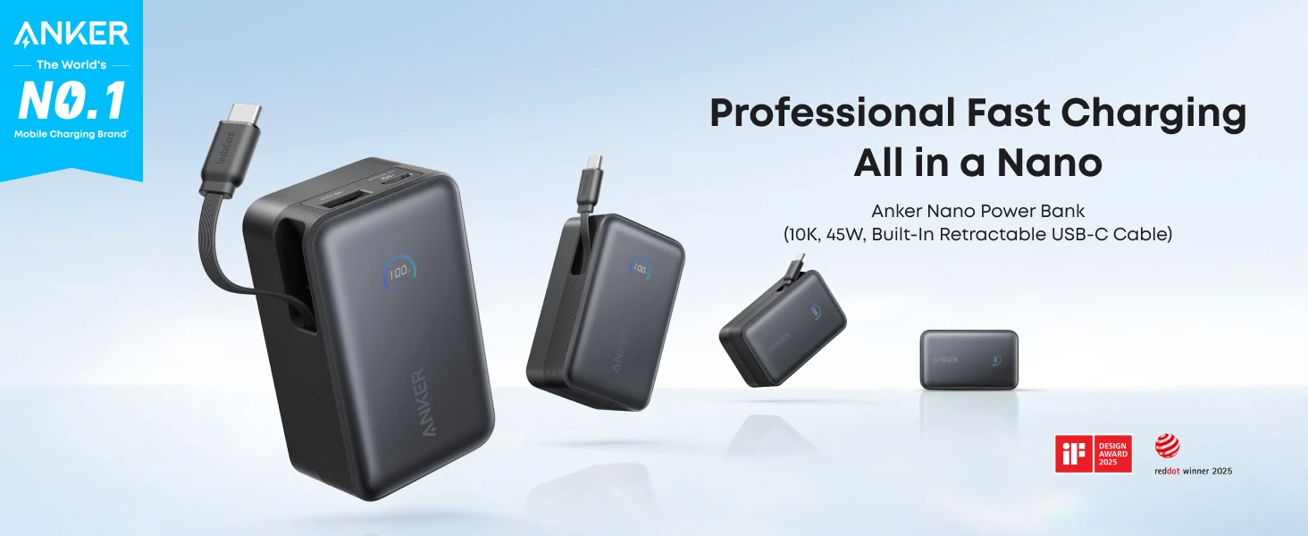Anker Nano Power Bank 10,000mAh A1638
