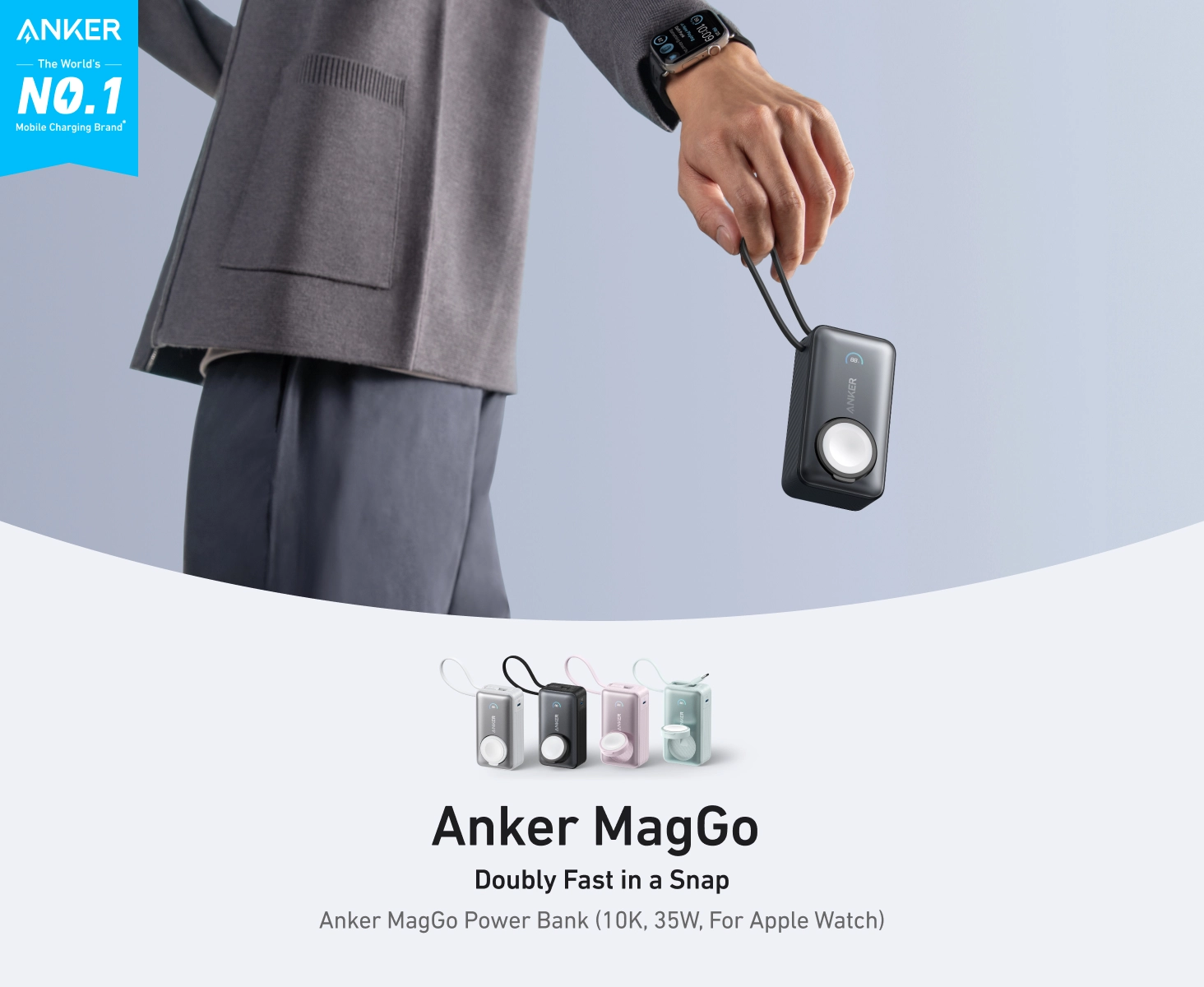 Anker MagGo Power Bank 10000mAh A1657