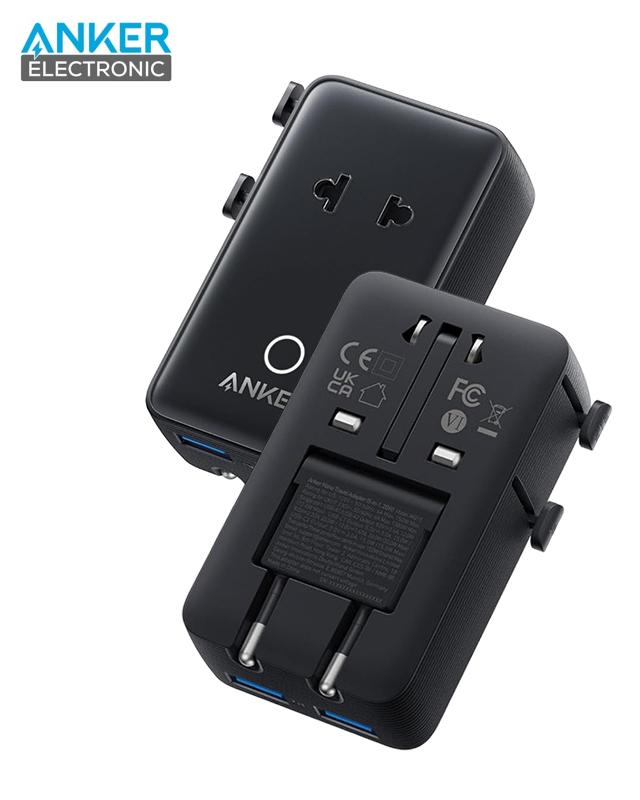 شارژر مسافرتی انکر Anker Nano Travel Adapter 5‑in‑۱ A9215